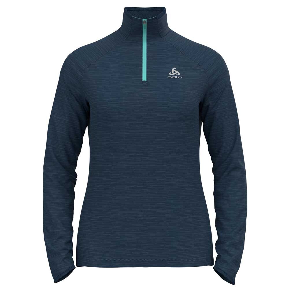 

Футболка Odlo Run Easy Warm Half Zip, синий