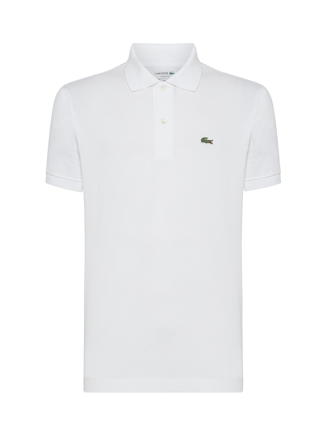 

Lacoste рубашка-поло классического кроя из хлопка мелкого пике., белый