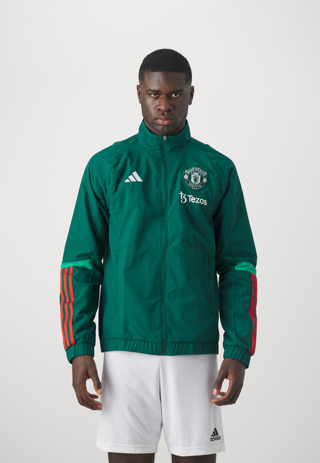 

Команда Manchester United Presentation Adidas, цвет collegiate green/core greective red