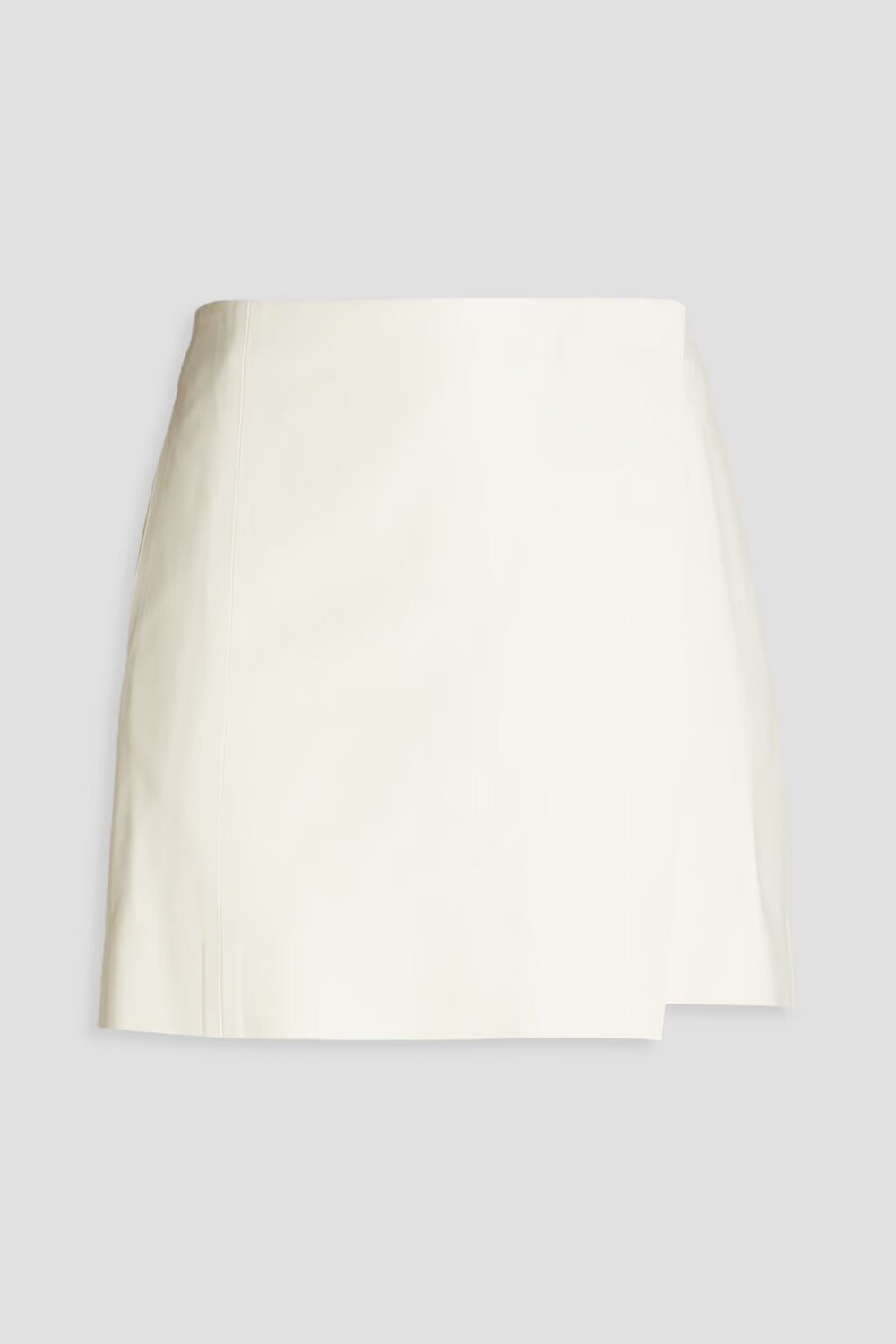 

Мини-юбка Erina из искусственной кожи с запахом Holzweiler, цвет Off-white