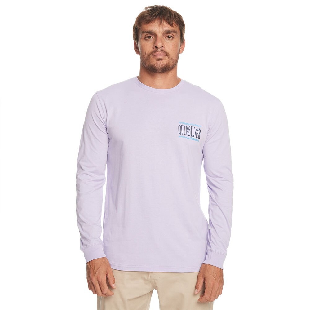 

Футболка с длинным рукавом Quiksilver Taking Roots Ls, фиолетовый