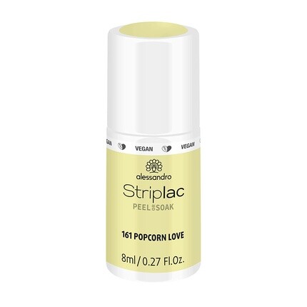 

Лак для ногтей Striplac Peel Or Soak Vegan Popcorn Love Led, 8 мл, Alessandro