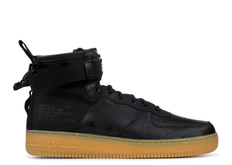 

Кроссовки Nike SF AIR FORCE 1 MID 'FOR BALTIMORE', черный