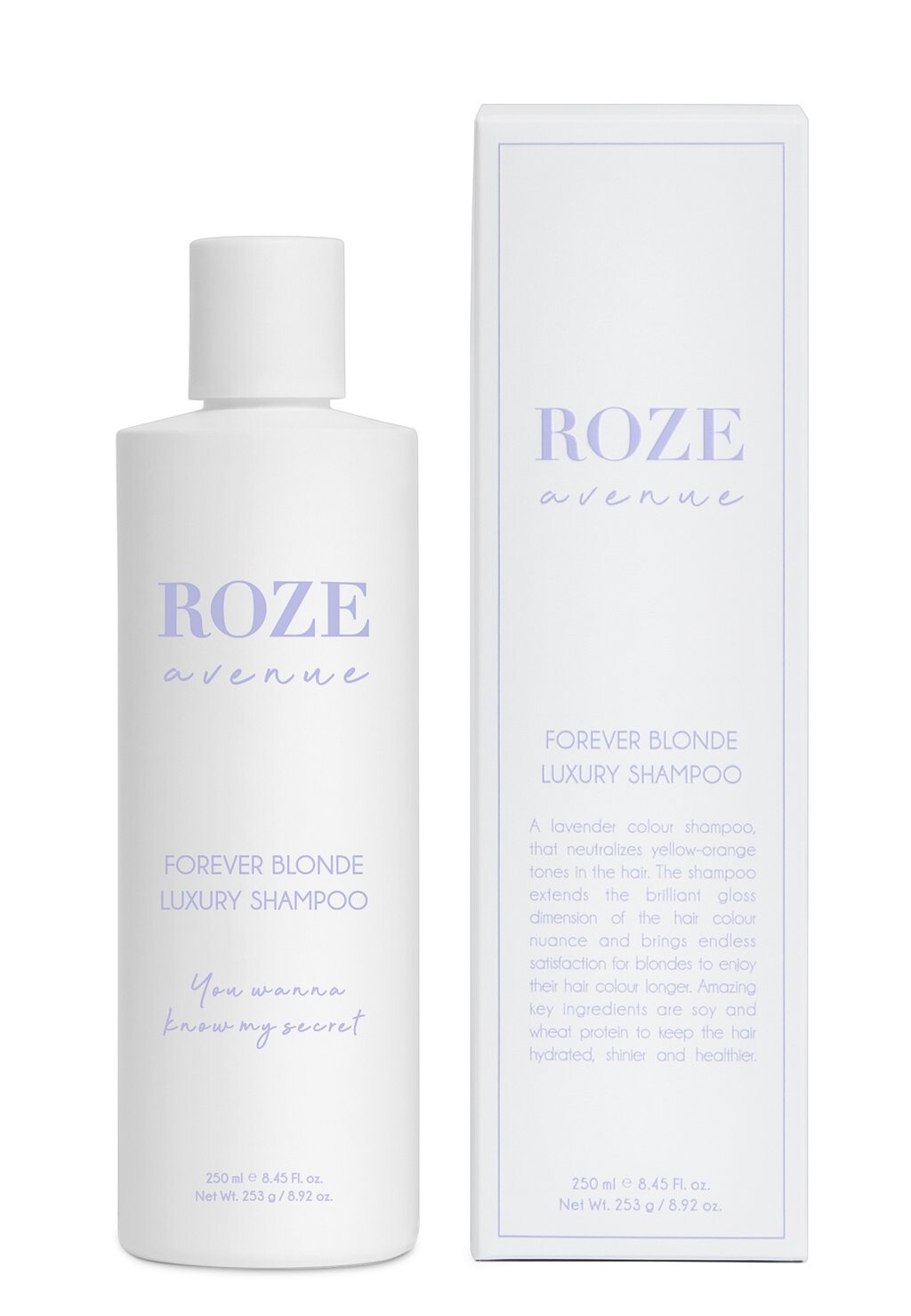

Шампунь ROZE AVENUE FOREVER BLONDE LUXURY SHAMPOO, цвет pink