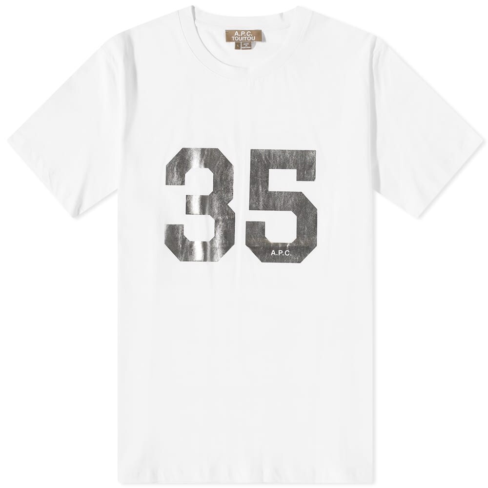 

Футболка A.P.C. x Jean Touitou Down Pipe Tee, Белый