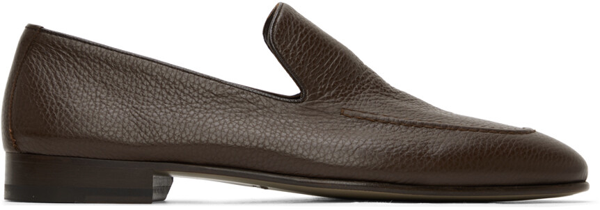 

Коричневые лоферы Truro Manolo Blahnik