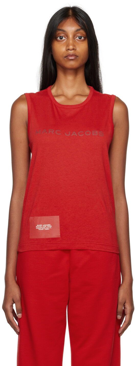 

Красная майка The Tank Marc Jacobs