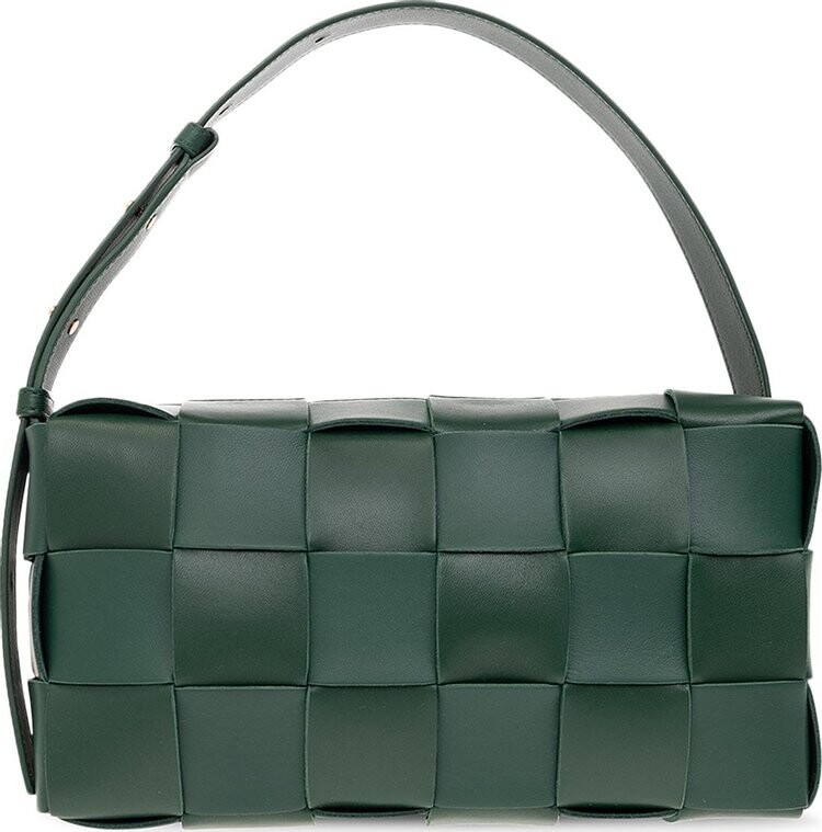 

Сумка Bottega Veneta Brick Cassette Bag Raintree/Gold, зеленый