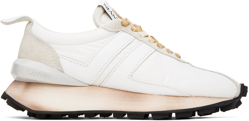 

Белые кроссовки Bumpr Lanvin, Белый