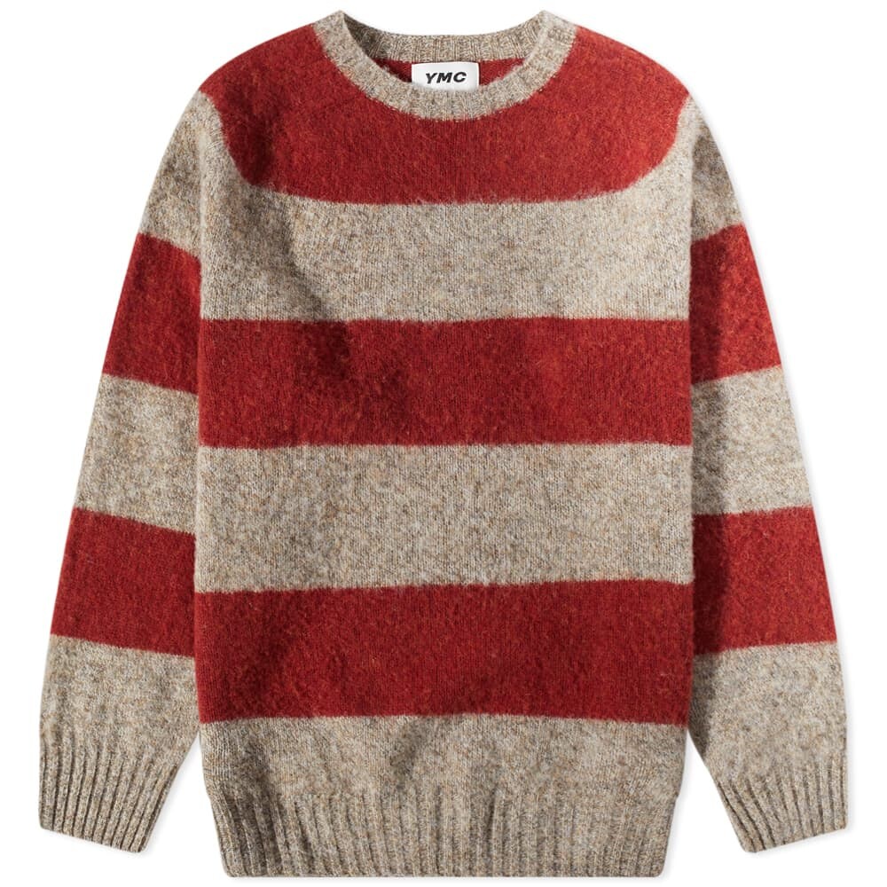

Джемпер YMC Suedehead Striped Crew Knit