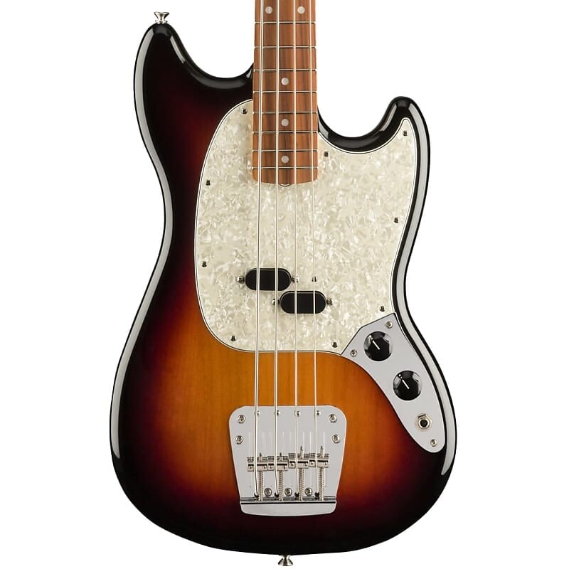 

Fender Vintera '60s Mustang Bass 3-Color Sunburst с сумкой для переноски