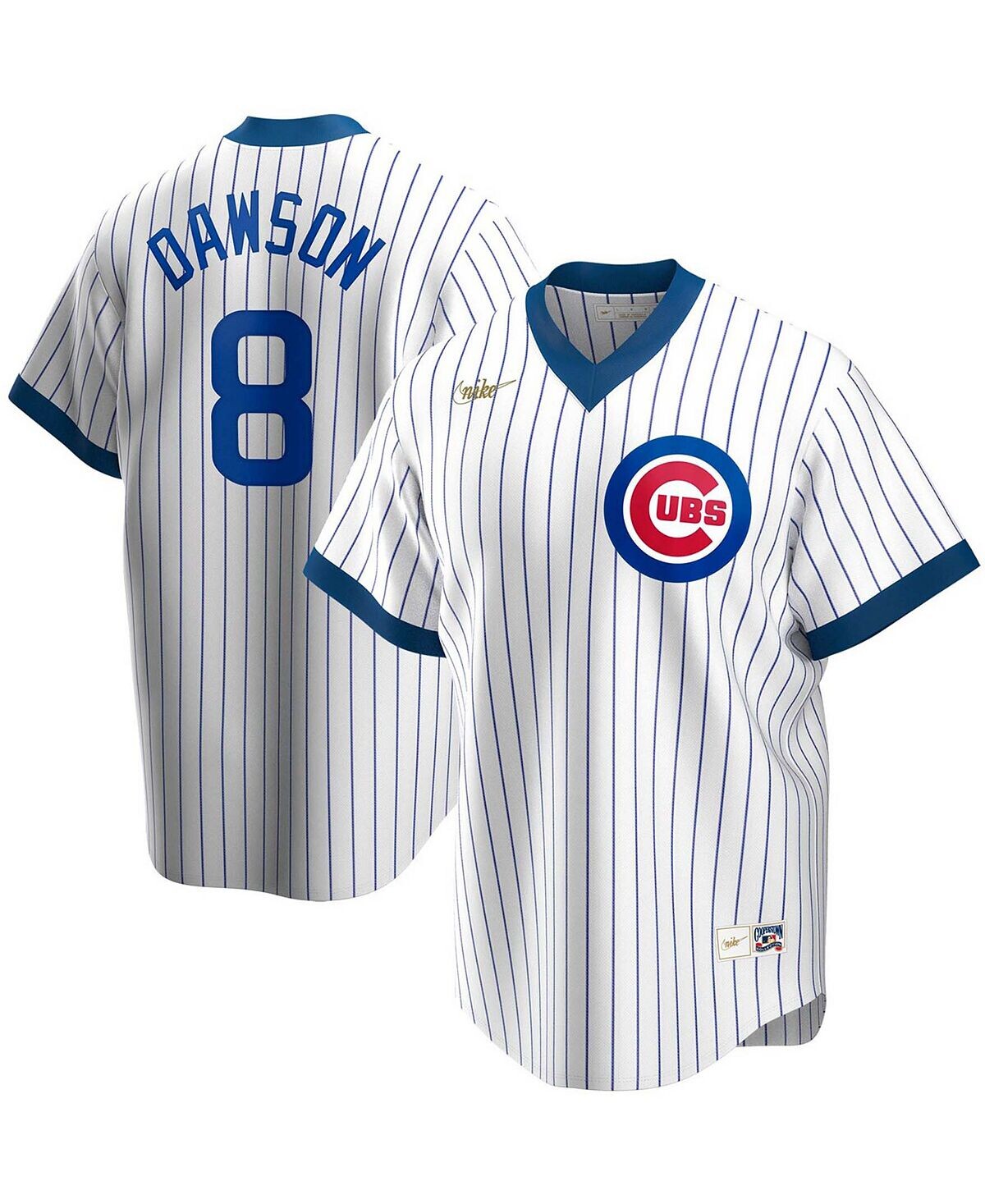 

Мужская футболка andre dawson white chicago cubs home cooperstown collection player jersey Nike, белый