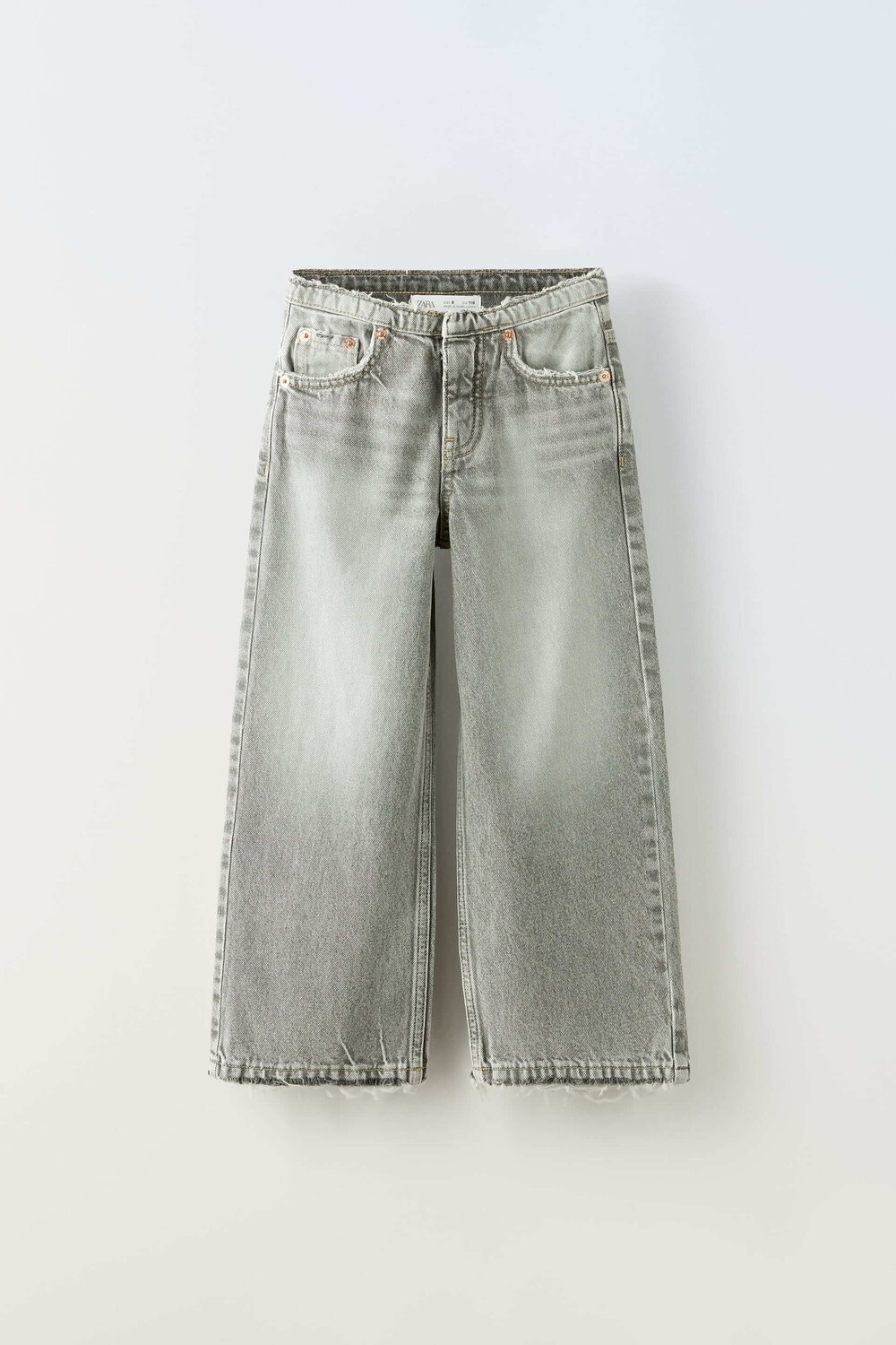 

Джинсы для девочки Zara Straight-fit, серый