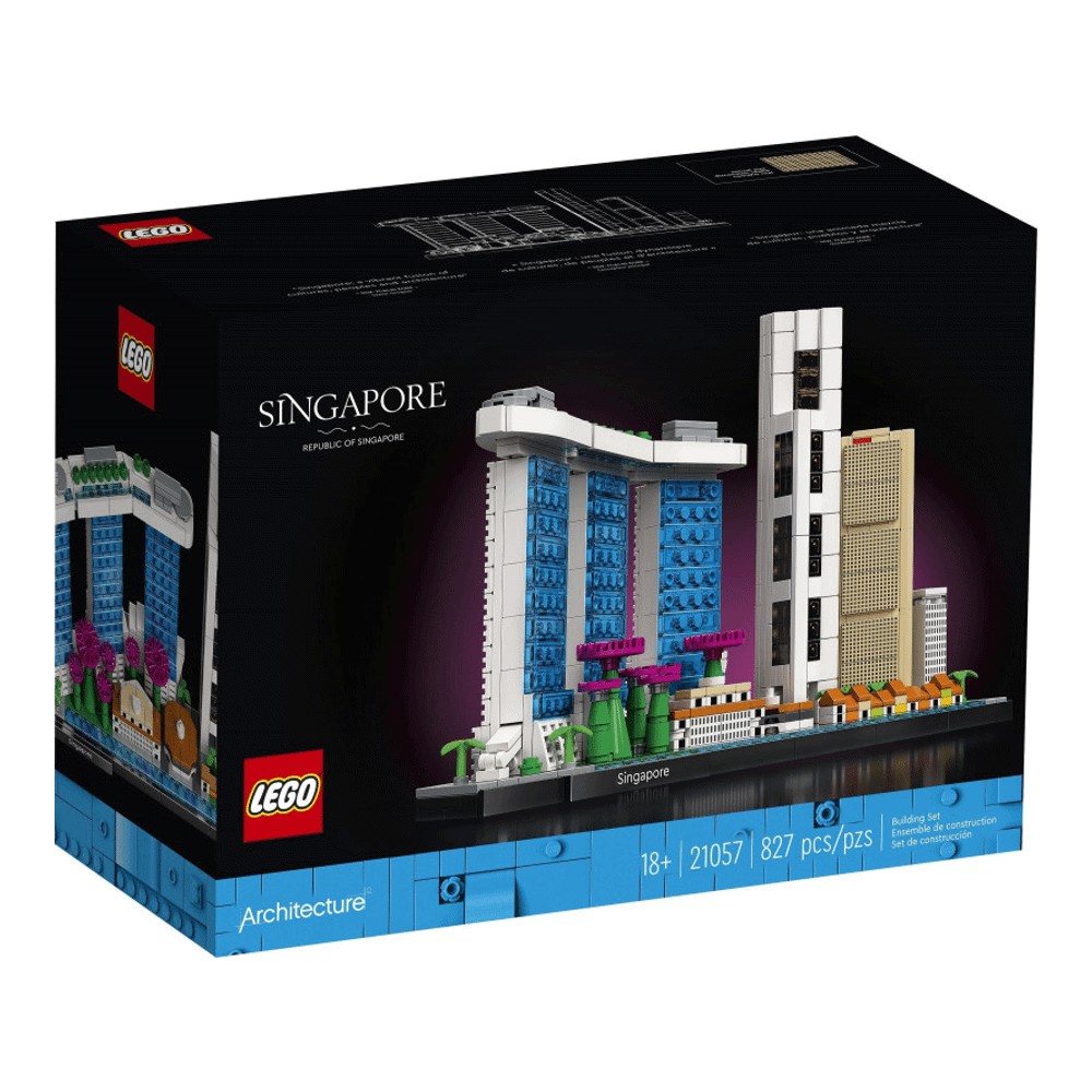 цена Конструктор LEGO Architecture сингапур 21057, 827 деталей