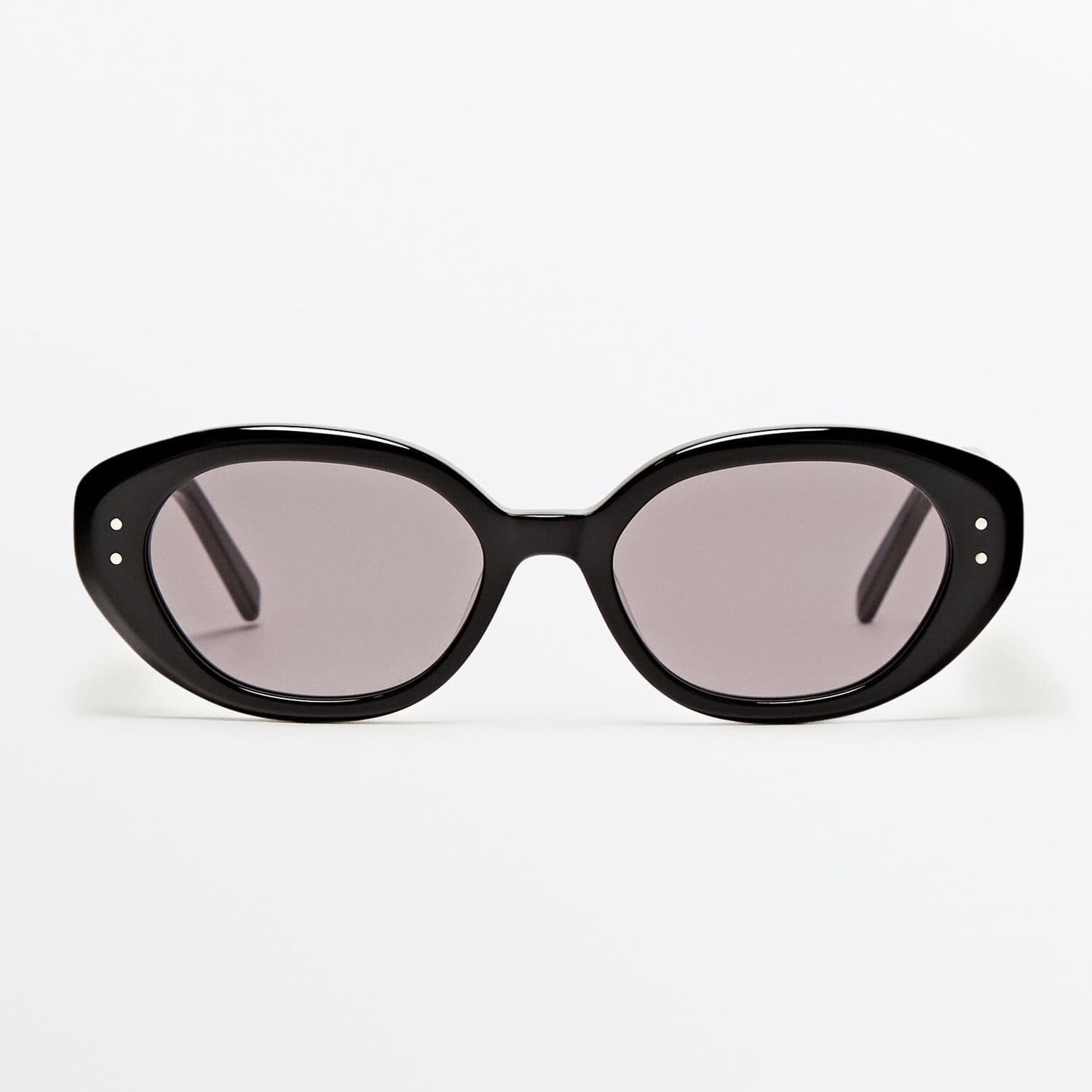 

Солнцезащитные очки Massimo Dutti Resin Oval, черный