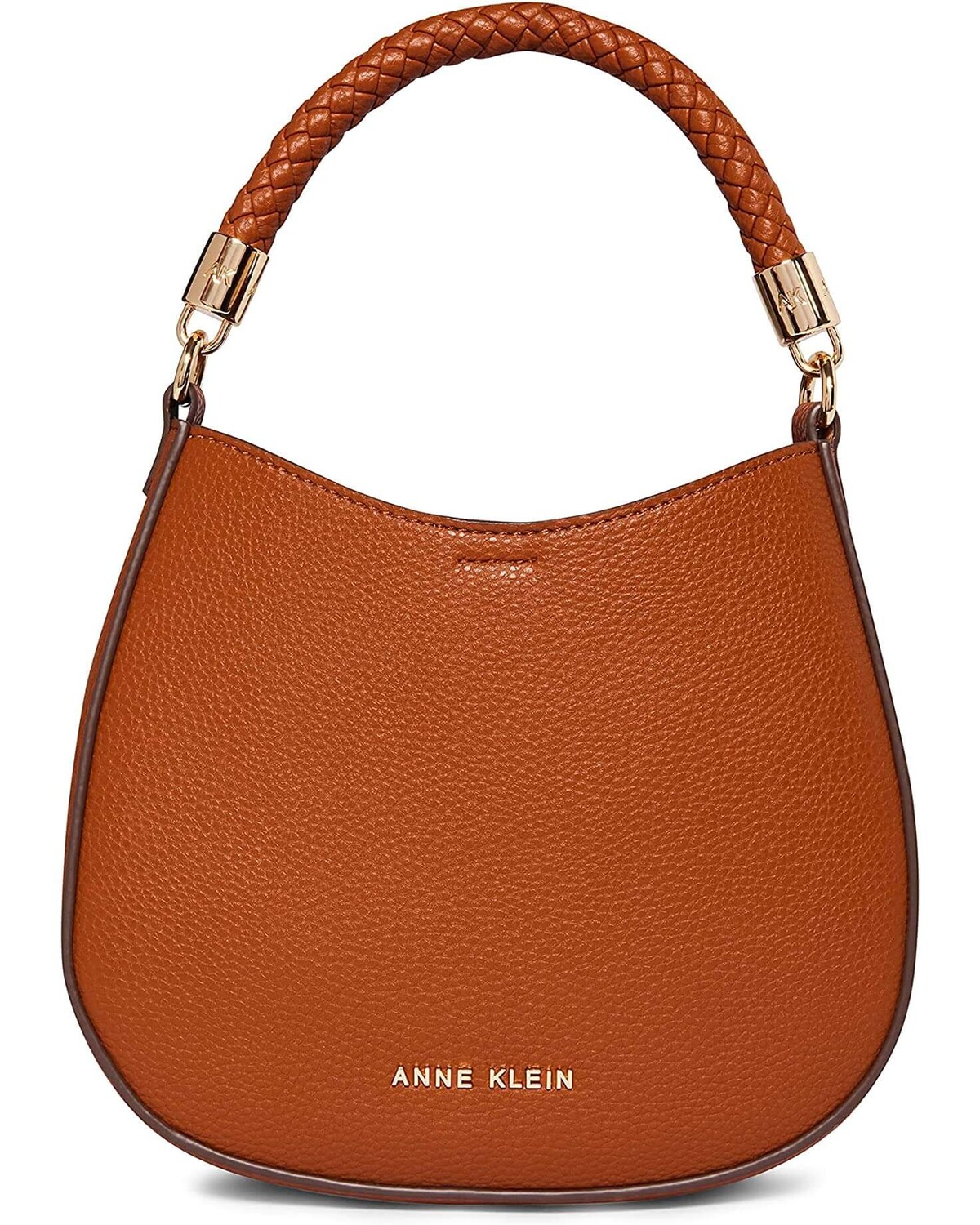 

Сумка-кроссбоди Anne Klein Braided Handle Hobo, коричневый