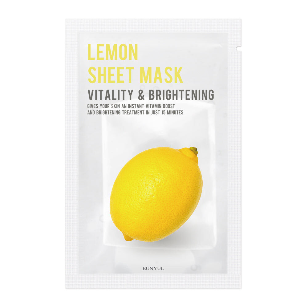 

EUNYUL Lemon Sheet Mask осветляющая тканевая маска с лимоном 22мл