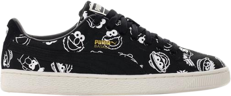 Кроссовки Puma Sesame Street x Basket Black, черный