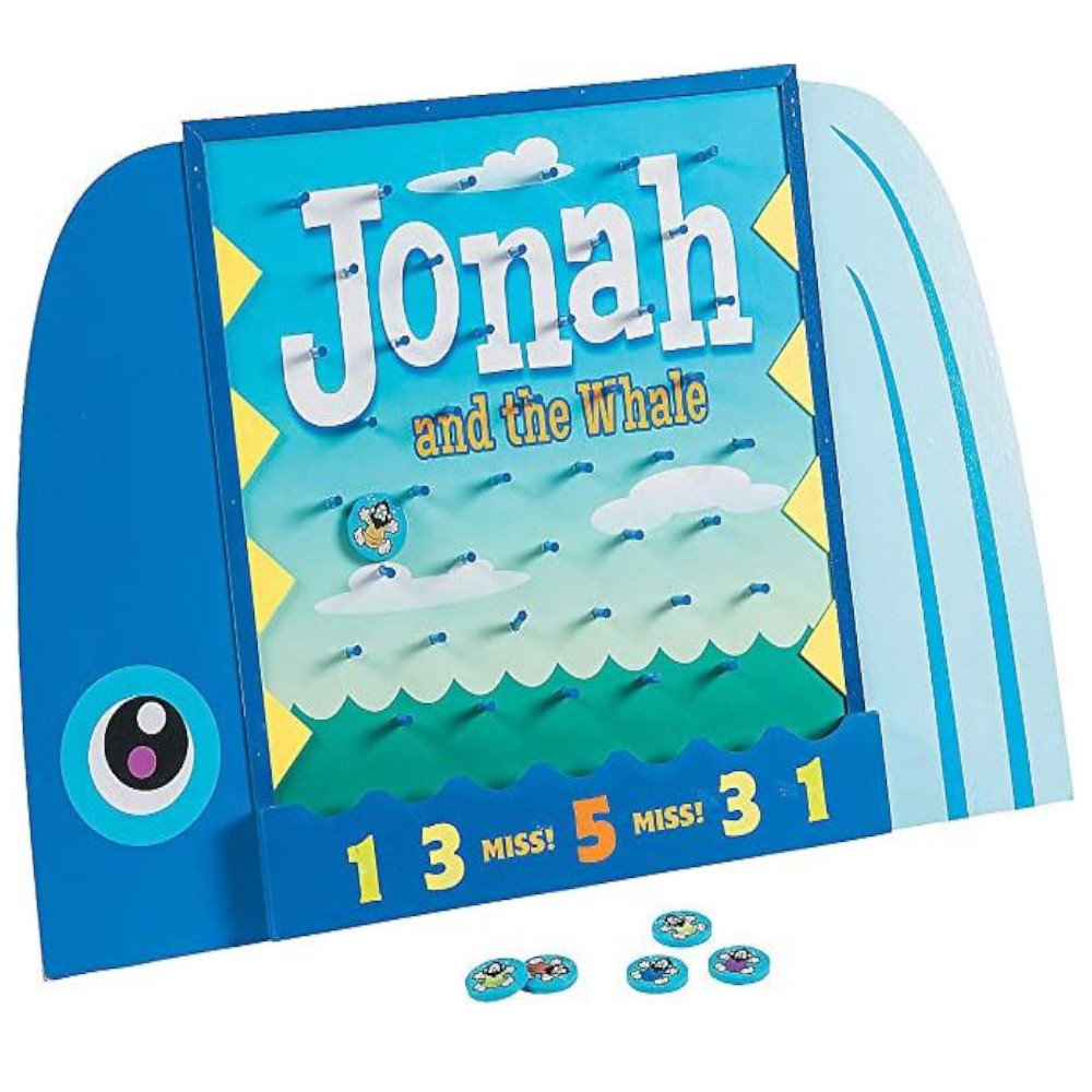 Настольная игра Карнавал и Бинго Fun Express Jonah and The Whale Disk Drop Game подводный карнавал
