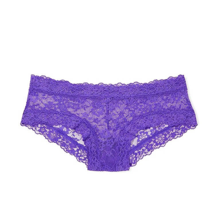

Трусики Victoria's Secret The Lacie Posey Lace Waist Cotton, фиолетовый