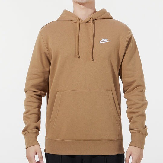 

Худи Nike Sportswear Club Fleece, светло-коричневый/белый