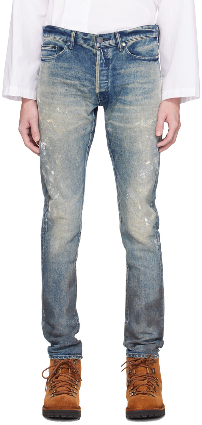 

Синие джинсы The Cast 2 Slim John Elliott