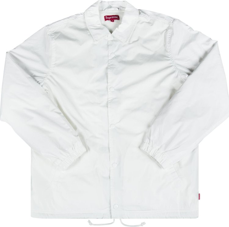 Куртка Supreme Old English Coaches Jacket 'White', белый куртка supreme gummo coaches jacket red красный