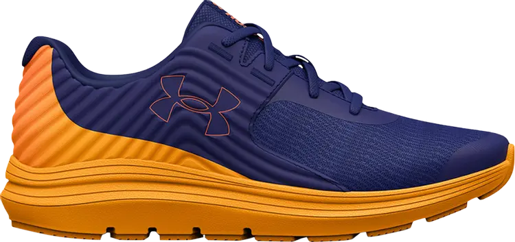 

Кроссовки Under Armour Outhustle Printed PS Bauhaus Blue Orange Shock, синий