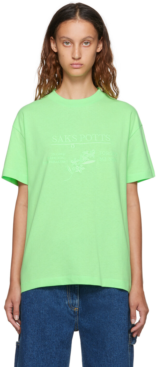 

Зеленая футболка Якоб Saks Potts
