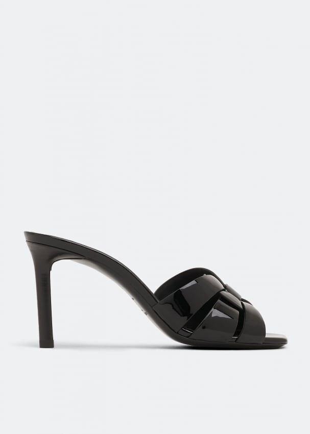 

Мюли SAINT LAURENT Tribute mules, черный