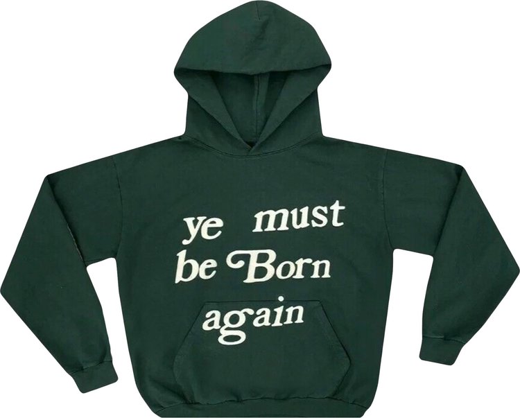 цена Толстовка Cactus Plant Flea Market Born Again Hooded Sweatshirt 'Green', зеленый