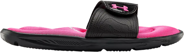 

Сандалии Under Armour Ignite 9 Slide GS Black Pink Surge, черный