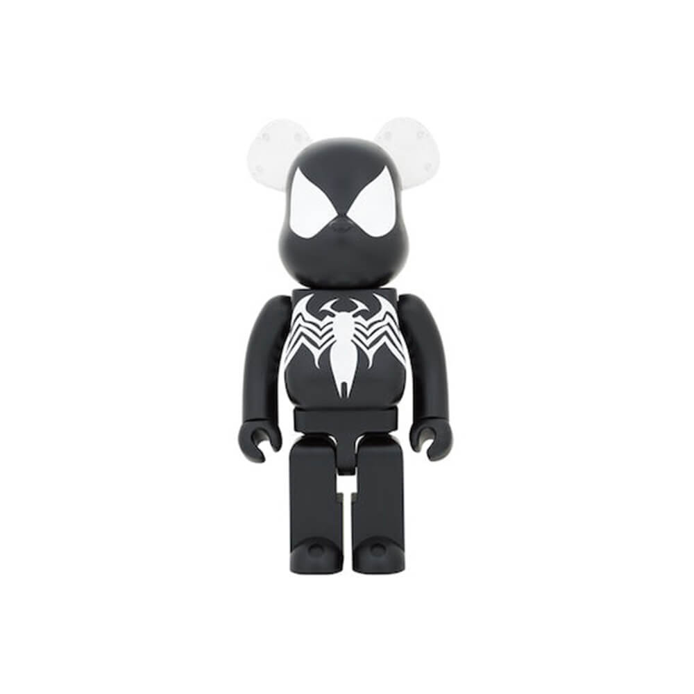 Фигурка Bearbrick x Marvel Spider-Man Black Costume 1000%, черный bearbrick x cleverin x marvel 200% air freshener р