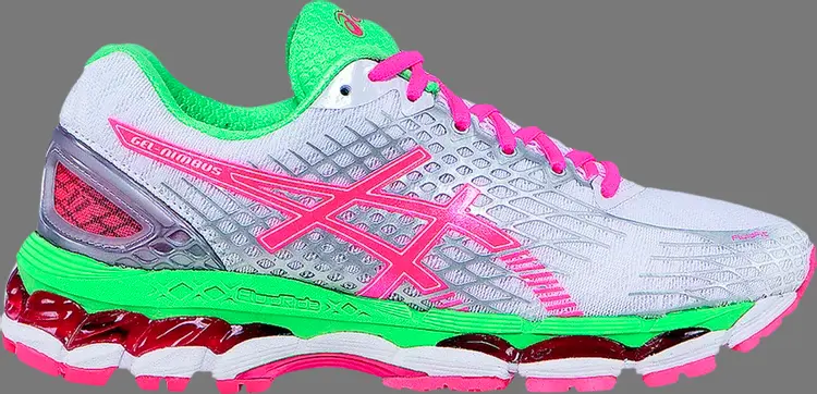 

Кроссовки wmns gel nimbus 17 'white hot coral apple' Asics, белый