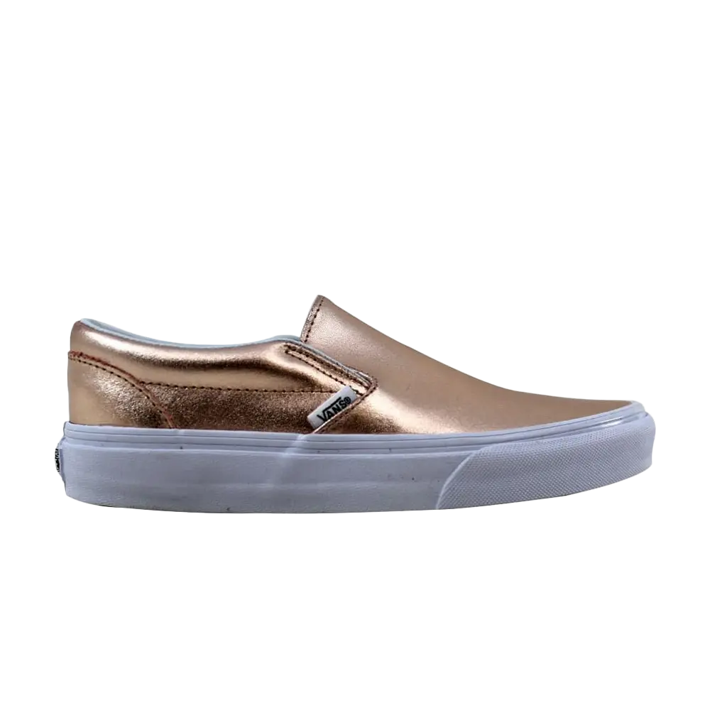 

Классические слипоны Vans, золото