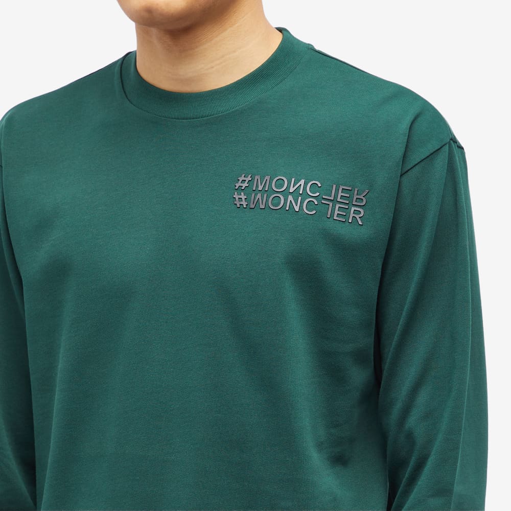 Moncler Grenoble футболка с длинным рукавом, зеленый
