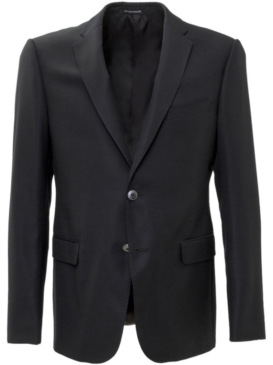 

Однобортный блейзер Emporio Armani, черный