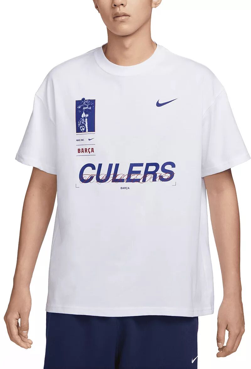 Белая футболка Nike FC Barcelona 2023 MAX90