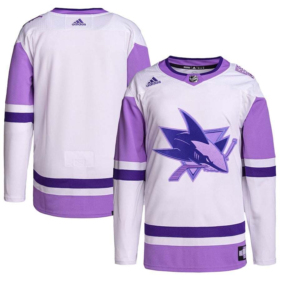 

Джерси adidas San Jose Sharks, белый