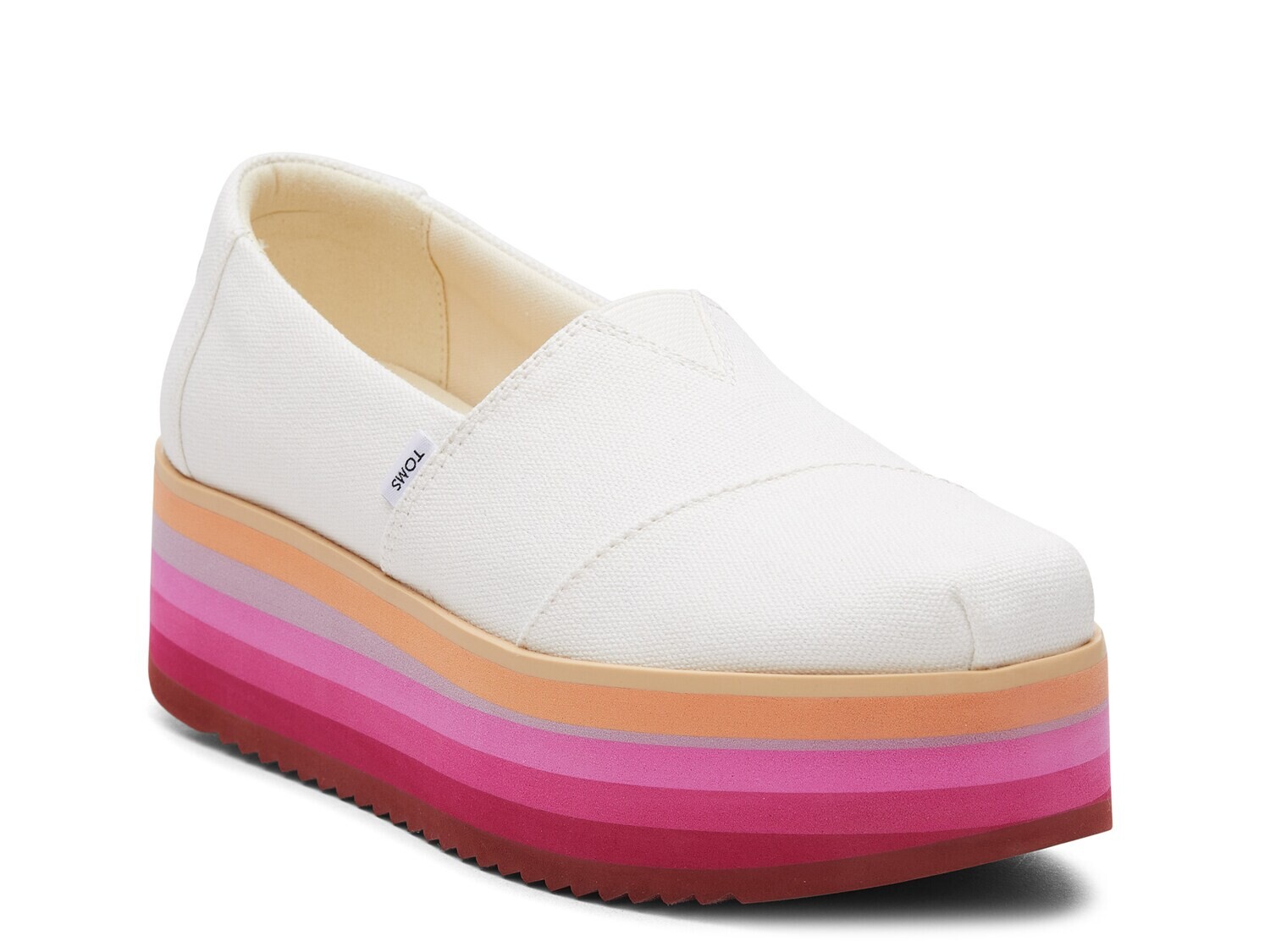 

Платформа Alp без шнуровки TOMS, белый