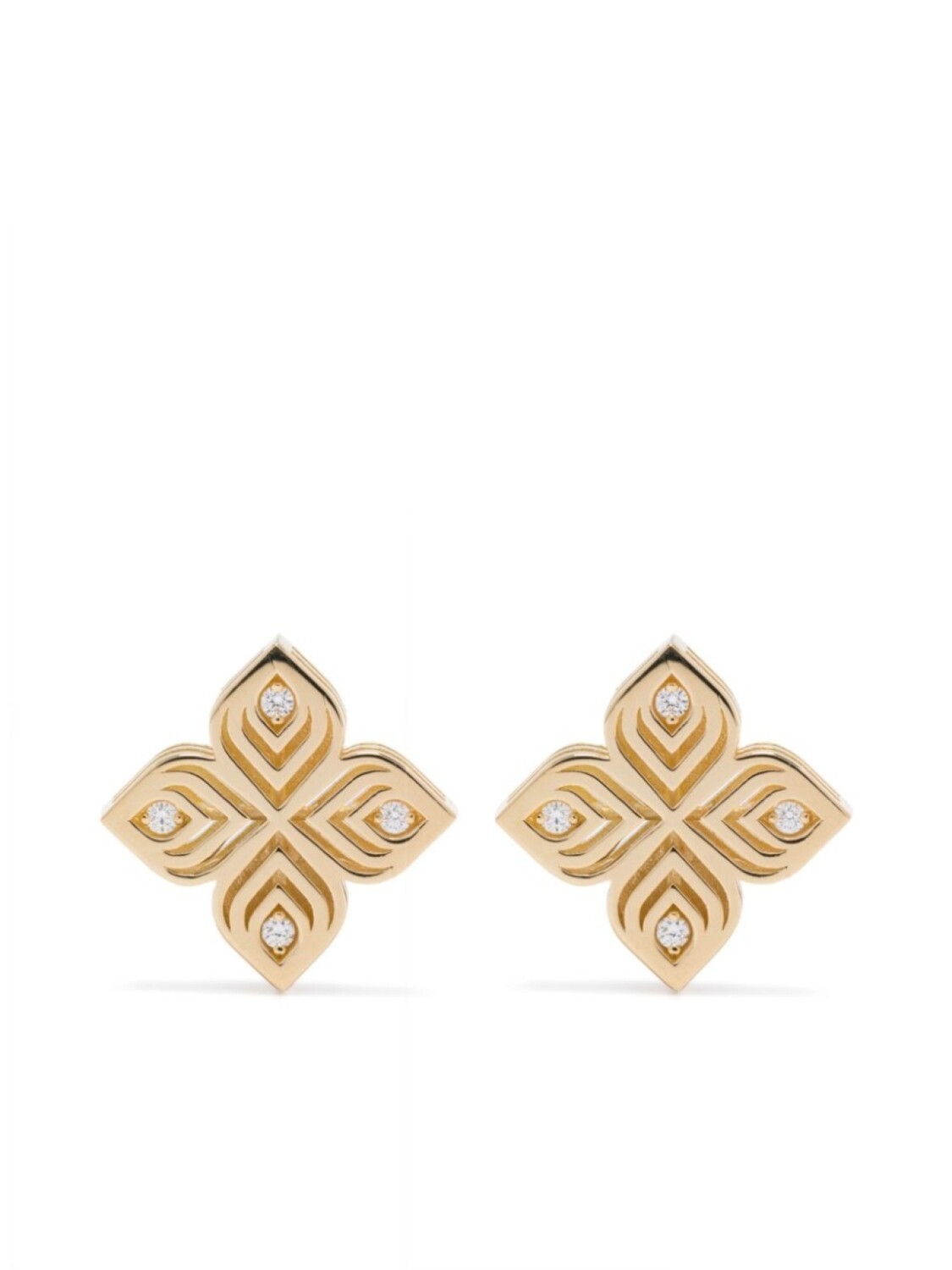 

Серьги Arabesque из желтого золота с бриллиантами Roberto Coin, золотой