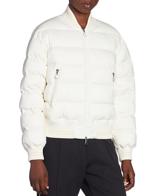

Стеганый бомбер Argo Moncler, цвет White