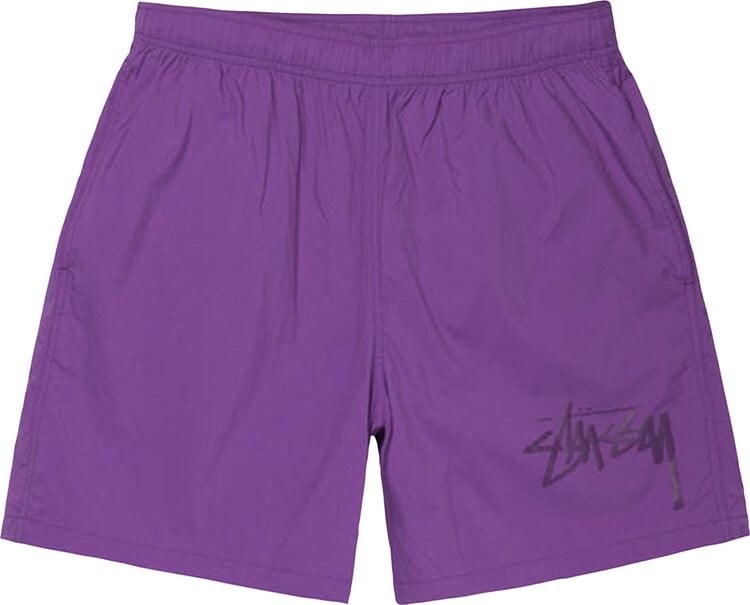 

Шорты Stussy Big Stock Nylon Short 'Purple', фиолетовый