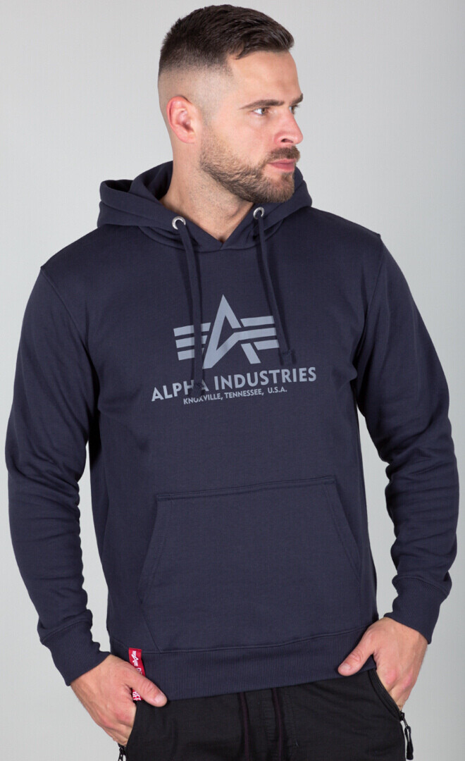 

Балахон Alpha Industries Basic Reflective, темно-синий