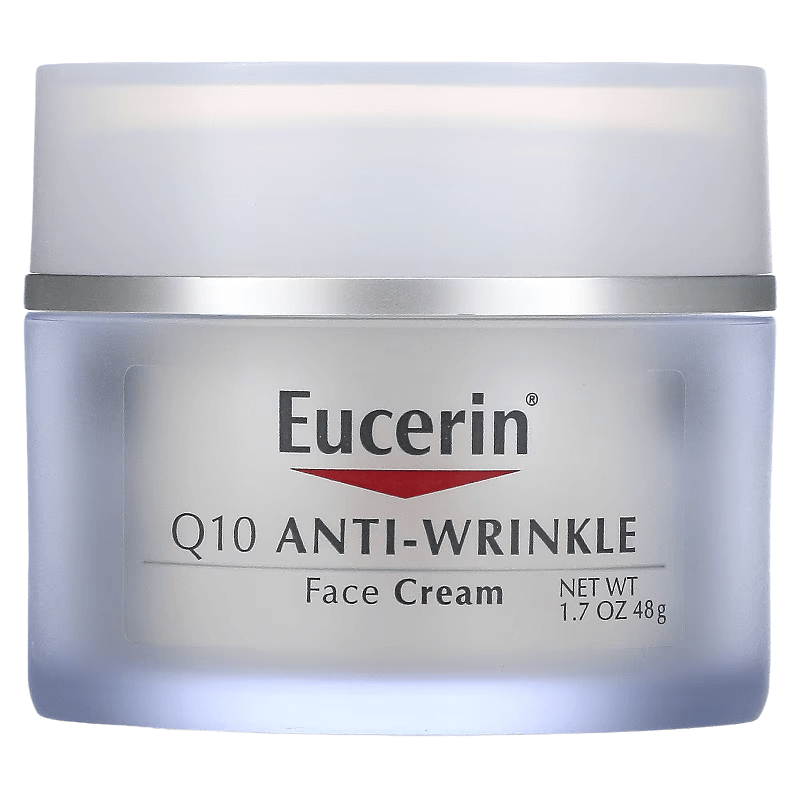 Крем для лица против морщин Eucerin c Q10, 48 гр крем для чувствительной сухой кожи интенсивно увлажняющий aquaporin active eucerin эуцерин 50мл