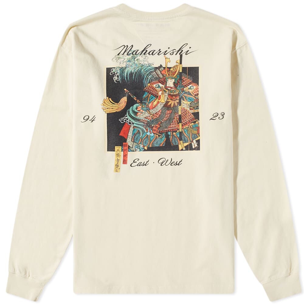 

Футболка Maharishi Long Sleeve Samurai vs. Dragon Tee