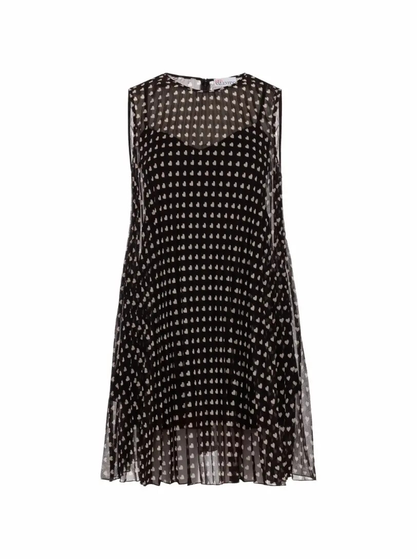 

Шифоновое платье с принтом RED Valentino