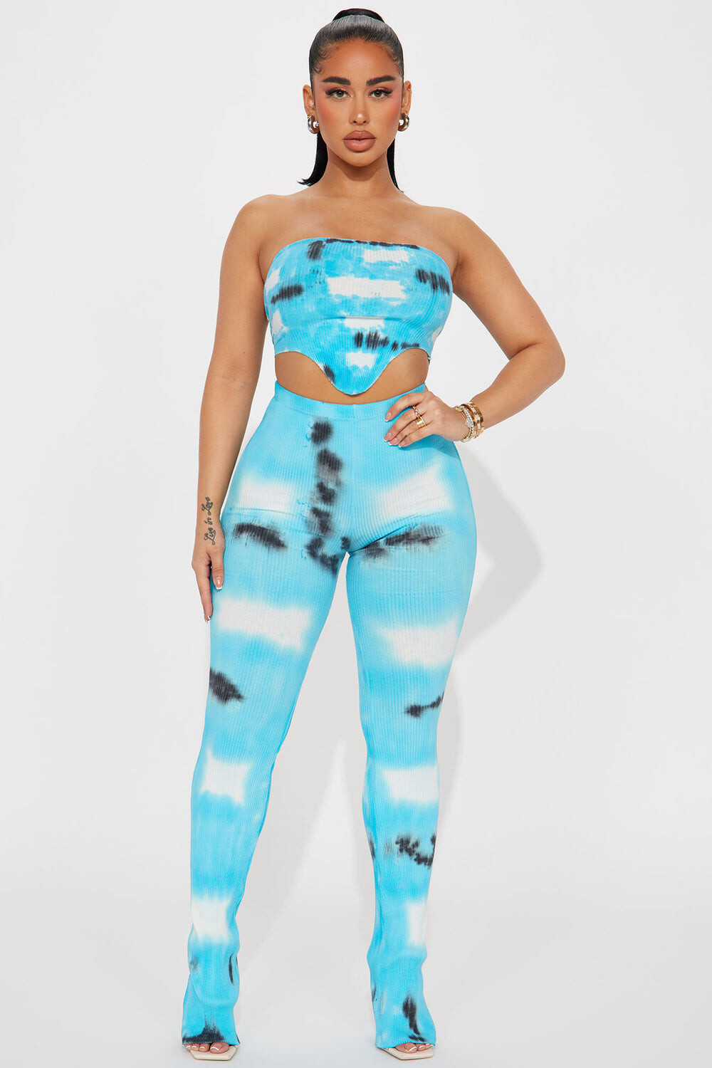 

Брюки Fashion Nova TP16349, аква, Синий