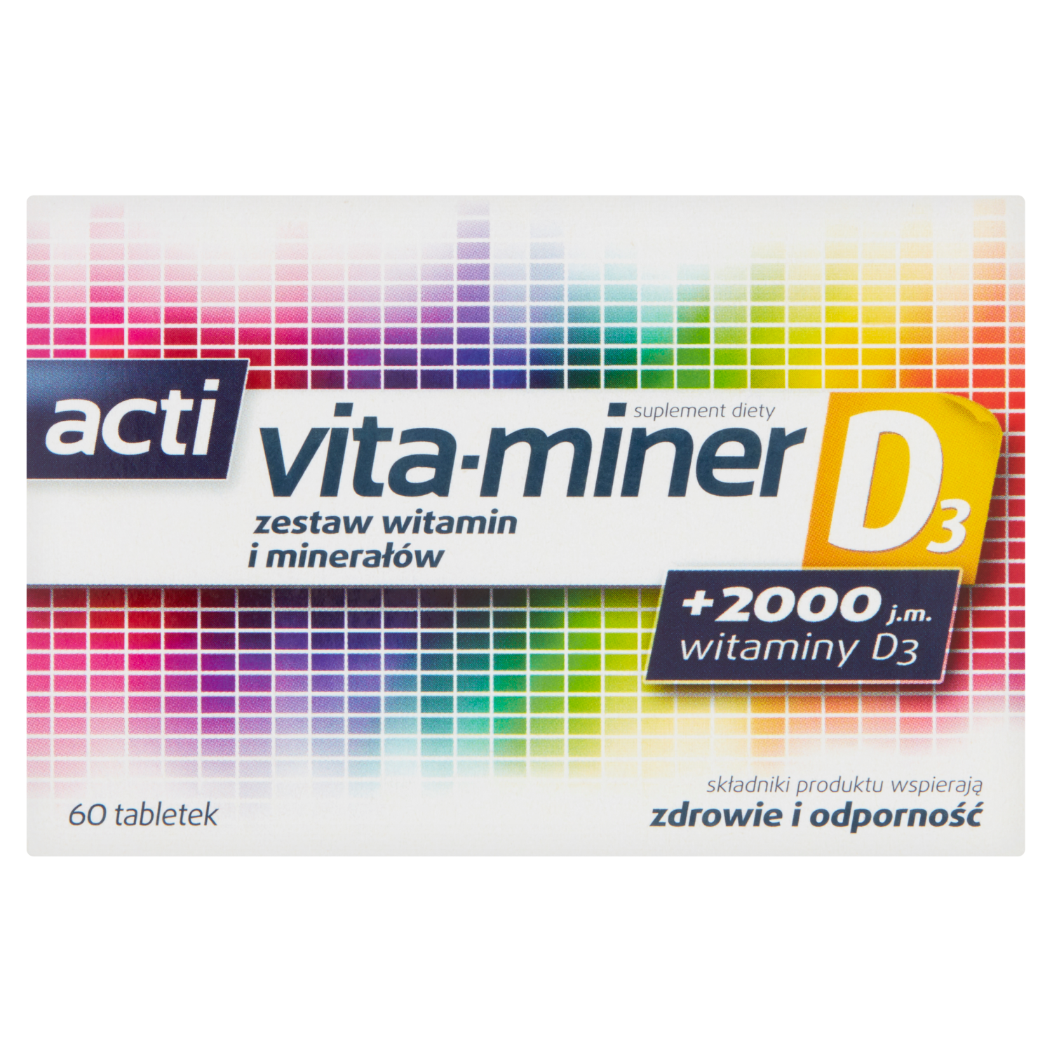 Acti Vita-Miner D3 биологически активная добавка, 60 таблеток/1 упаковка
