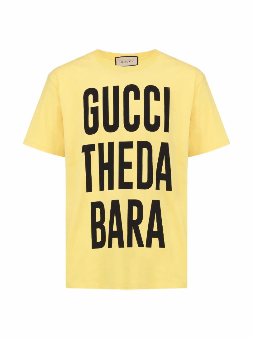 футболка l addobbo размер 116 черный Хлопковая футболка с принтом Gucci